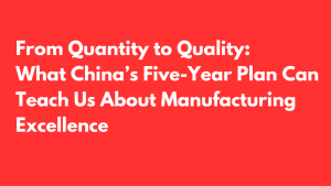 From Quantity to Quality – blog graphic exploring manufacturing excellence and quality culture in the medical device industry.